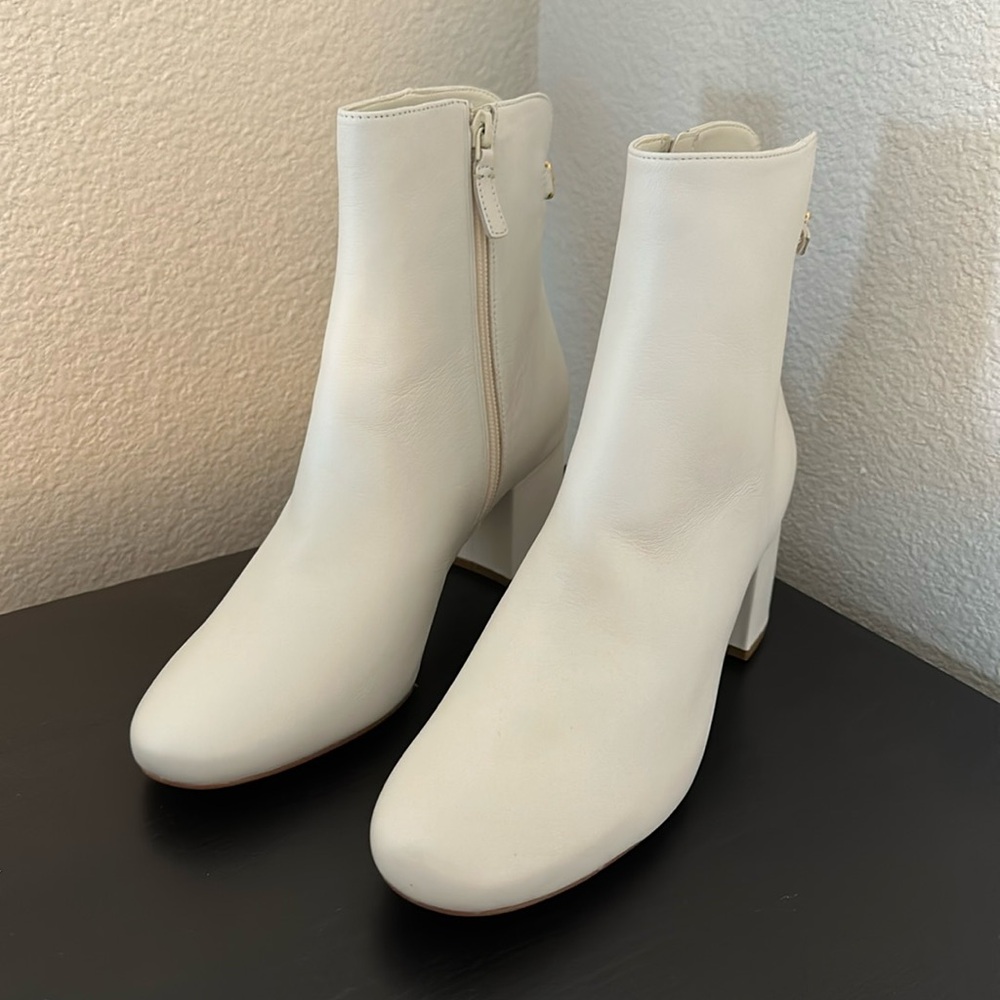 Cole Haan White Booties